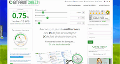 Desktop Screenshot of emprunt-direct.com