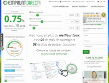 Tablet Screenshot of emprunt-direct.com